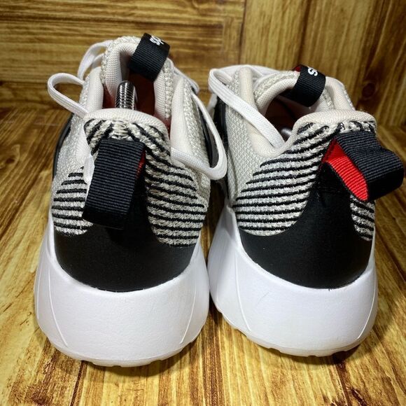 Men's adidas Quester Flow, Size 10.5 US - Color Cloud White/Core Black/Raw White - Picture 7 of 7